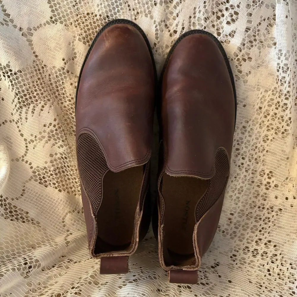 Filson Camp 909 Men's US 8.5 Low Profile Chelsea Boots